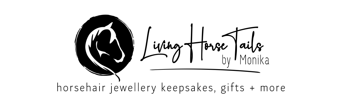 Living Horse Tails jewellery by Monika Australia making custom handmade and beskpoke horsehair jewellery bracelets necklaces key rings pendants gifts and more using horse tail hair
