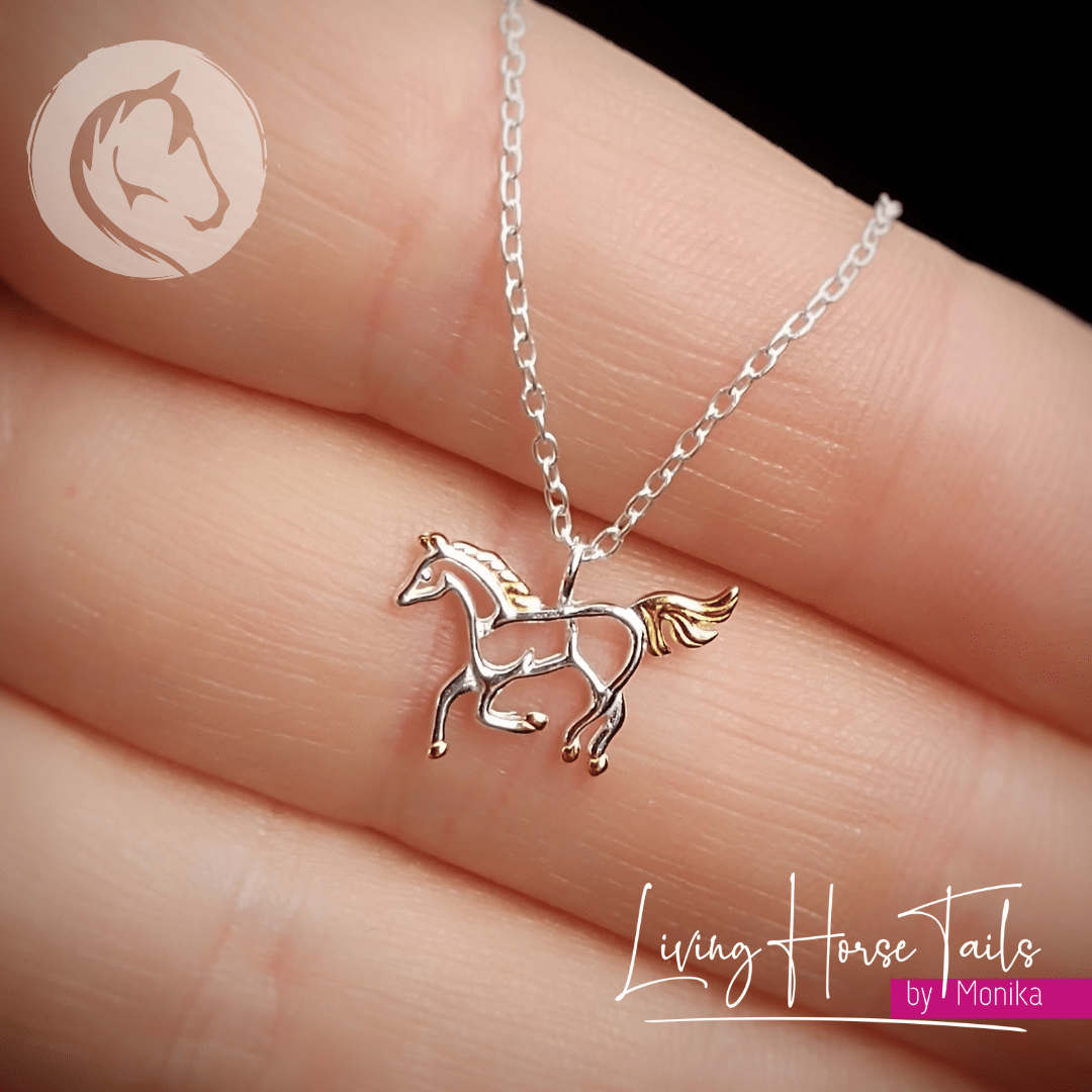 Horse necklace 2025 sterling silver