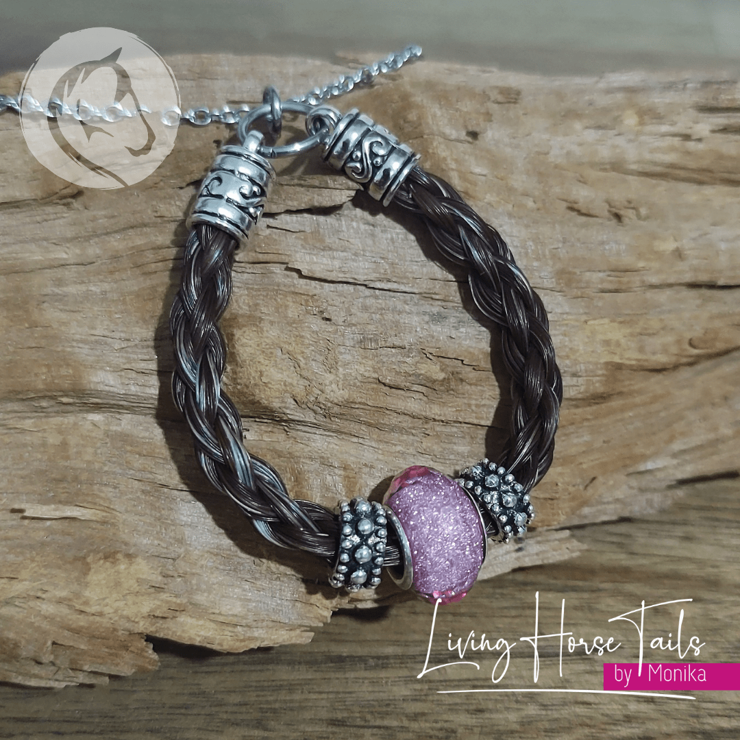Living Horse Tails DIY Kit for Horsehair Pendant Necklace. Make your own (K) Custom jewellery Monika Australia horsehair keepsake