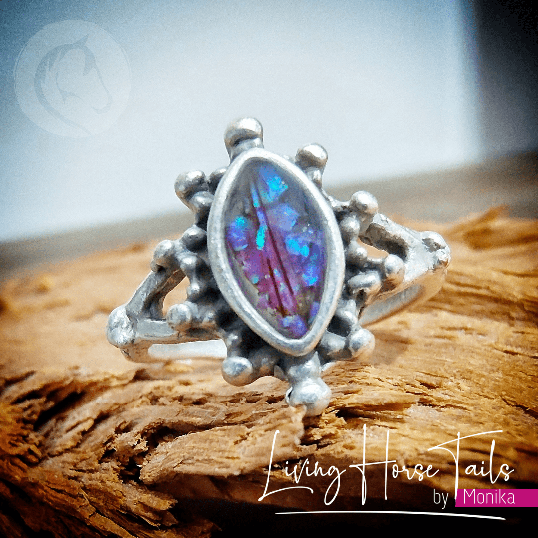 Living Horse Tails Silver and Gold tone Brass jewellery Custom jewellery Monika Australia horsehair keepsake