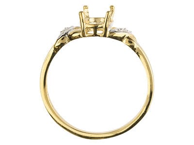Living Horse Tails 9k Solid Gold and Diamond horse hair ring Custom jewellery Monika Australia horsehair keepsake