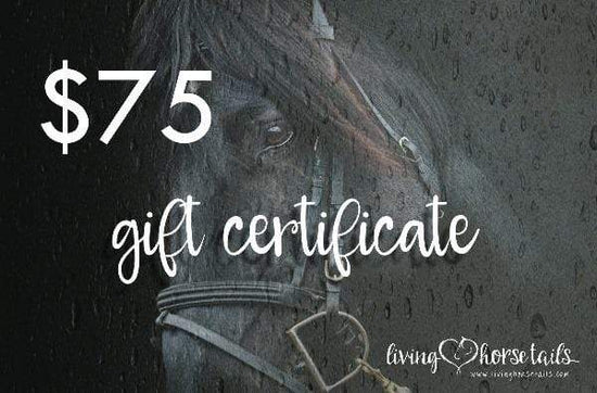 Digital Gift Cards - Instant Download A$75.00 Living Horse Tails Handmade Jewellery Custom Horse Hair Keepsakes Australia