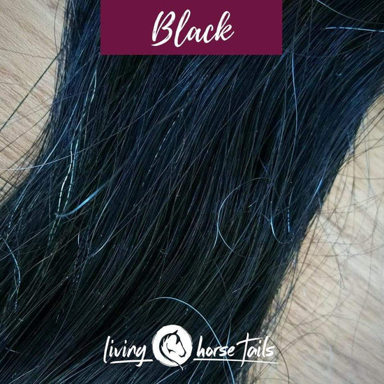 DIY Kit Extras - Horsehair Bracelet Black DIY-HH-BLA Living Horse Tails Handmade Jewellery Custom Horse Hair Keepsakes Australia