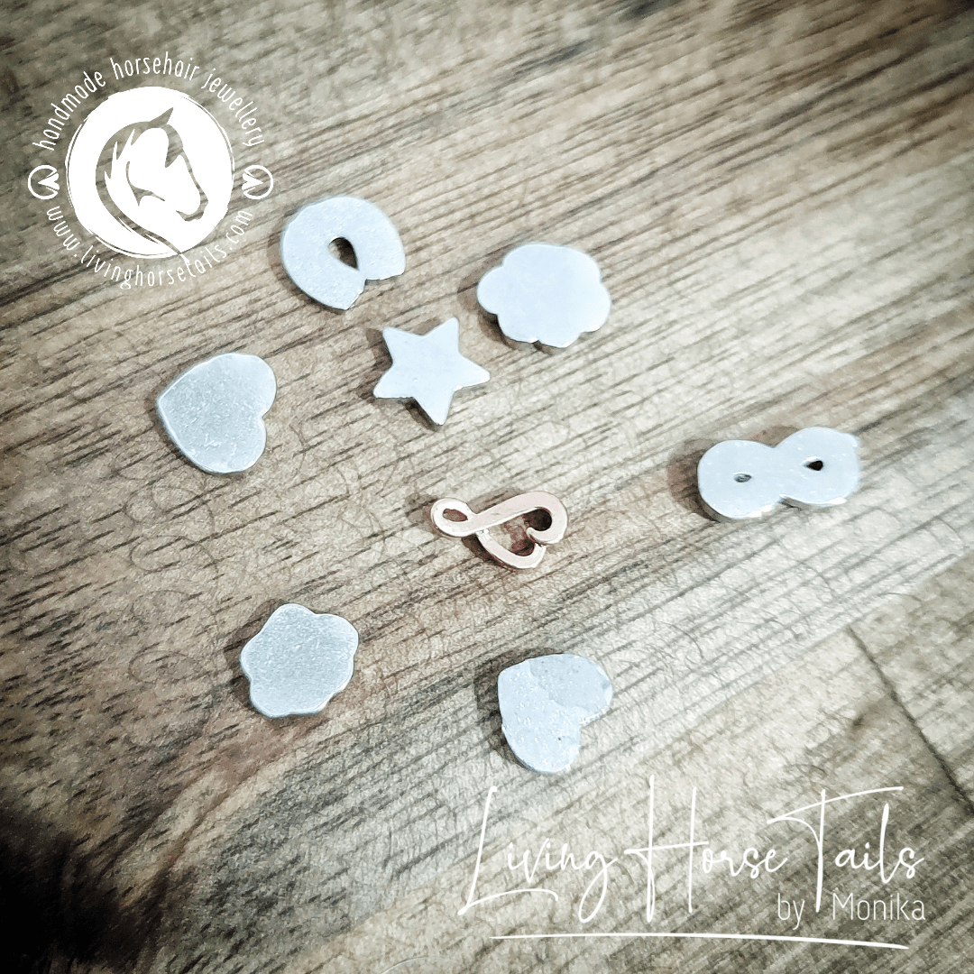 Living Horse Tails Locket Charms Custom jewellery Monika Australia horsehair keepsake