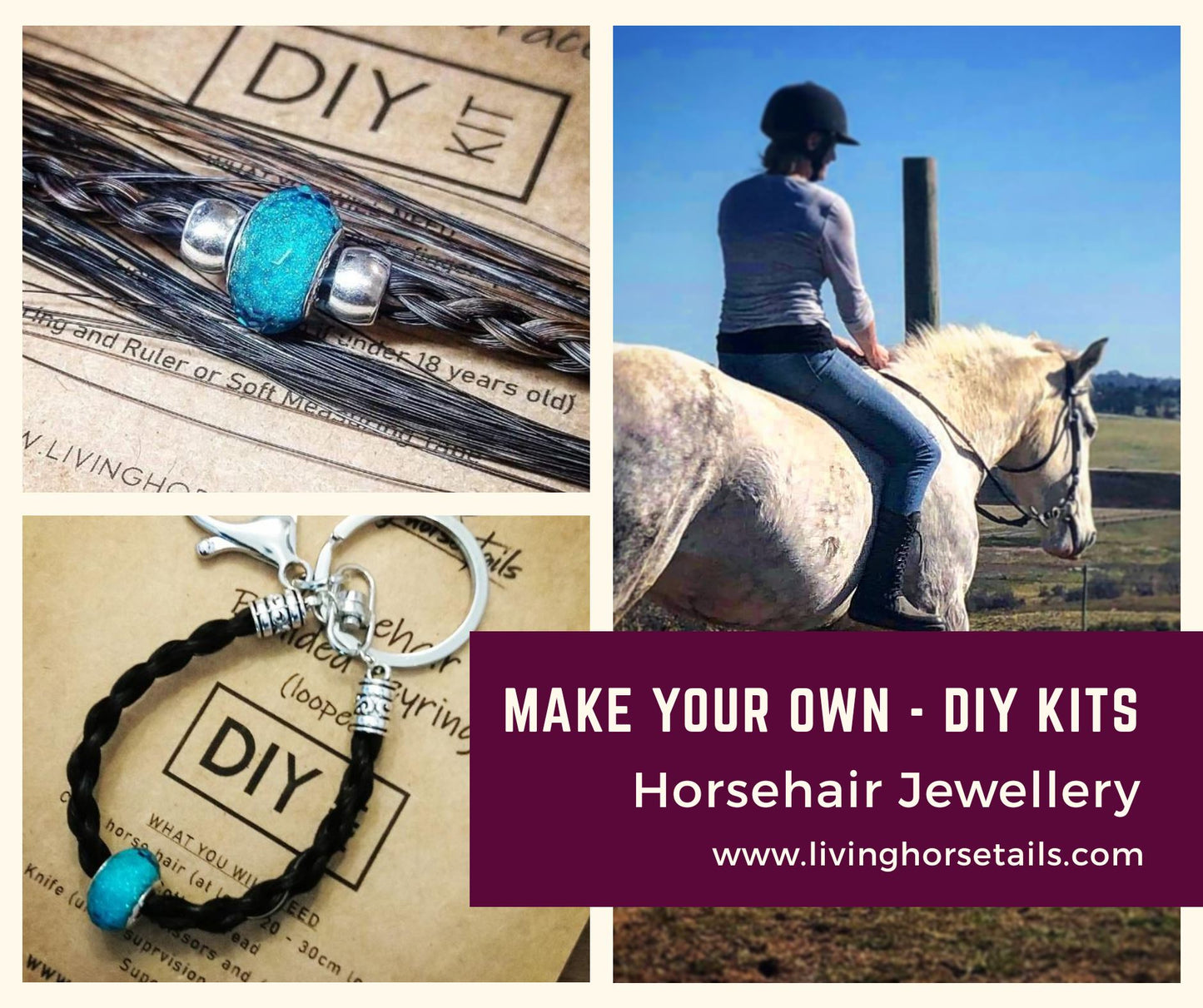 Double Up DIY Horsehair Jewellery Kits