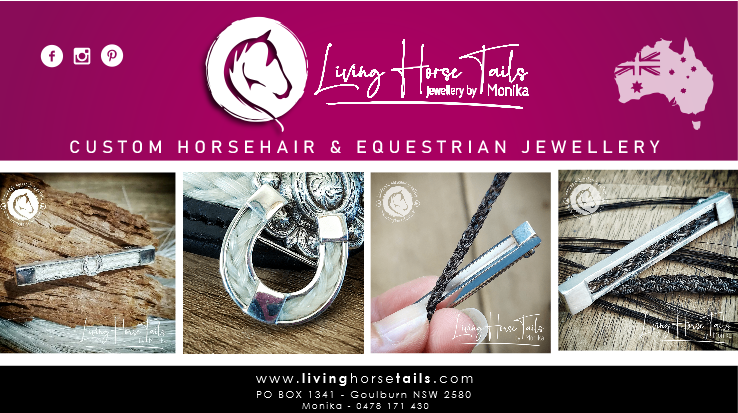 Brooches and Pins with Horse hair by Living Horse Tails jewellery by Monika Australia