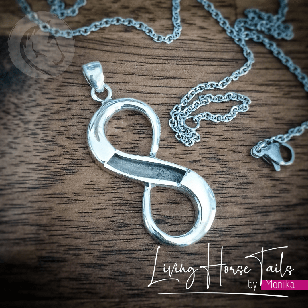 Living Horse Tails DIY Always and Forever Horse Hair Pendant Kit in Sterling Silver Custom jewellery Monika Australia horsehair keepsake