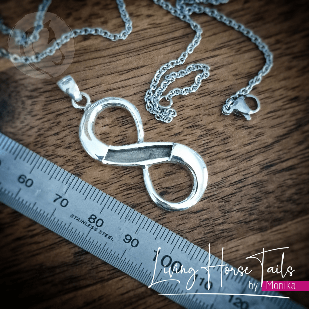 Living Horse Tails DIY Always and Forever Horse Hair Pendant Kit in Sterling Silver Custom jewellery Monika Australia horsehair keepsake