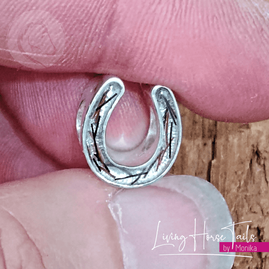 Living Horse Tails Pandora Style Sterling Silver Keepsake Resin Troll Beads Custom jewellery Monika Australia horsehair keepsake