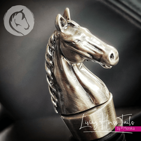 Living Horse Tails Wine Bottle Stopper Custom jewellery Monika Australia horsehair keepsake
