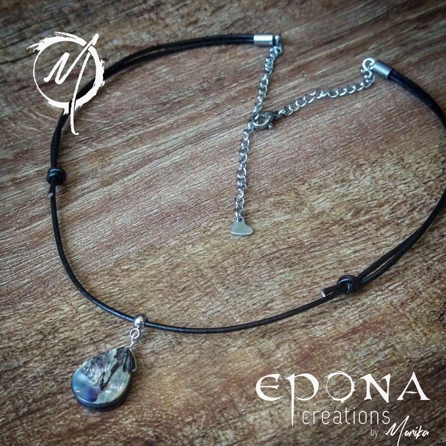 Epona Creations | by Monika - Jewellery and Design Freshwater pearl, Paua shell , stainless steel and leather Custom jewellery Monika Australia horsehair keepsake