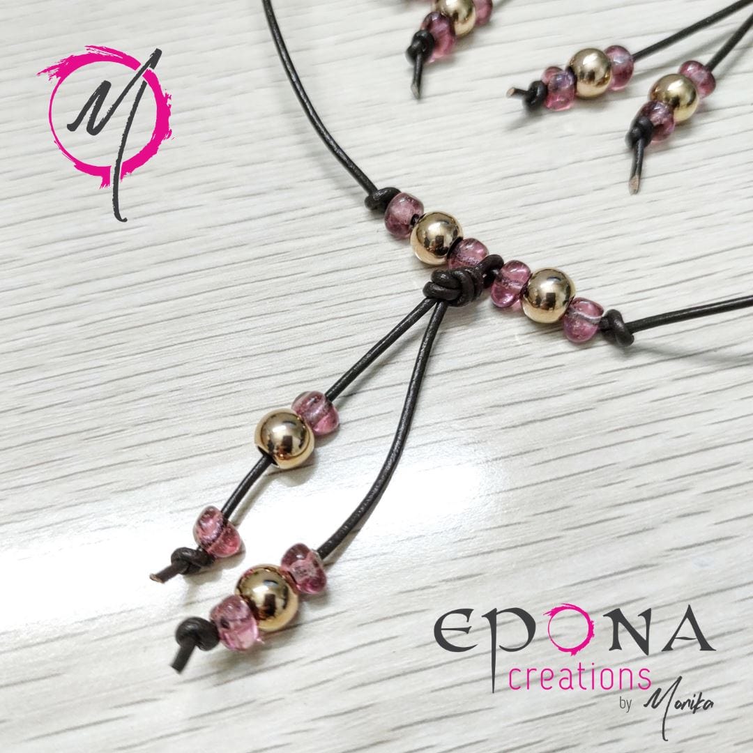 Epona Creations | by Monika - Jewellery and Design Rose gold and pink, stainless steel, leather, bracelet, earrings or necklace Custom jewellery Monika Australia horsehair keepsake