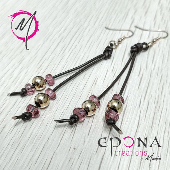 Epona Creations | by Monika - Jewellery and Design Rose gold and pink, stainless steel, leather, bracelet, earrings or necklace Custom jewellery Monika Australia horsehair keepsake