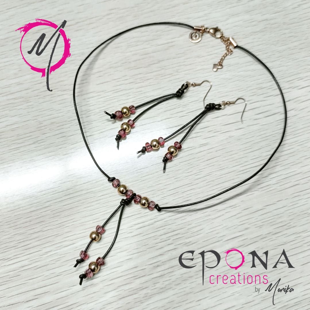 Epona Creations | by Monika - Jewellery and Design Rose gold and pink, stainless steel, leather, bracelet, earrings or necklace Custom jewellery Monika Australia horsehair keepsake