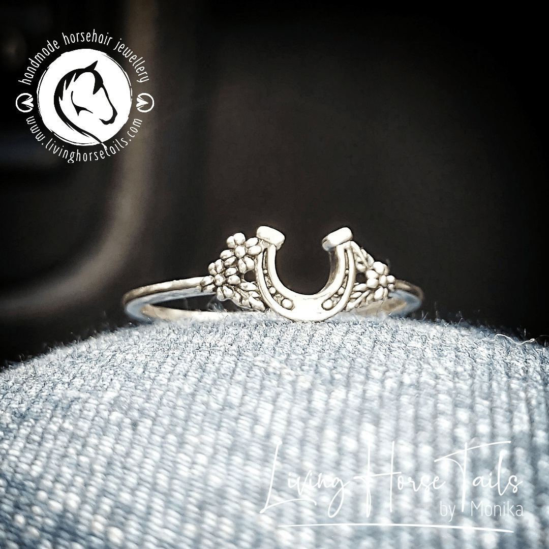 Antique Sterling Silver Horseshoe Ring