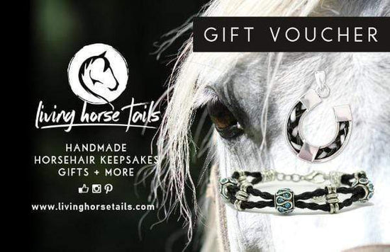 Digital Gift Cards - Instant Download A$10.00 Living Horse Tails Handmade Jewellery Custom Horse Hair Keepsakes Australia