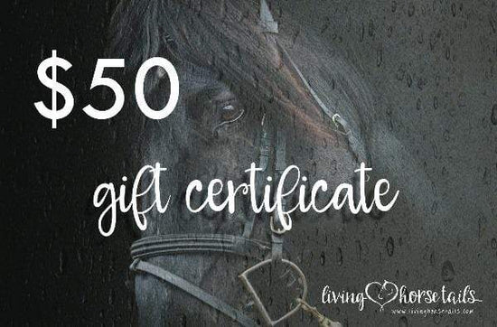 Load image into Gallery viewer, Living Horse Tails Digital Gift Cards - Instant Download Custom jewellery Monika Australia horsehair keepsake
