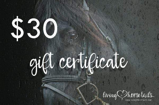 Living Horse Tails Digital Gift Cards - Instant Download Custom jewellery Monika Australia horsehair keepsake