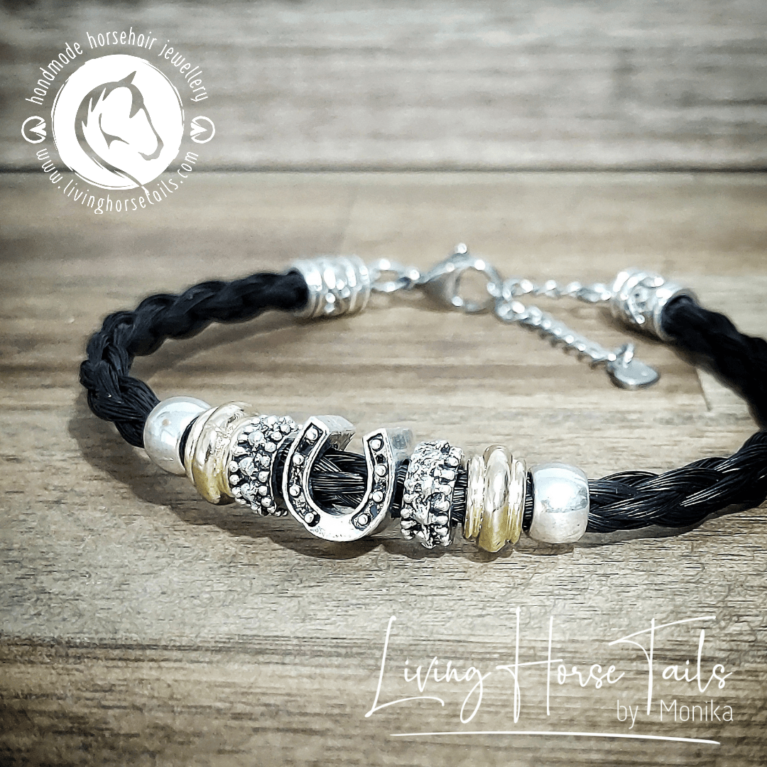 Living Horse Tails DIY Horsehair Bracelet Kit. Make your own (D) Custom jewellery Monika Australia horsehair keepsake
