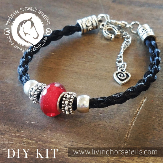 DIY Kit for Horsehair Bracelet. Make your own (Style K) – Living Horse  Tails Jewellery by Monika