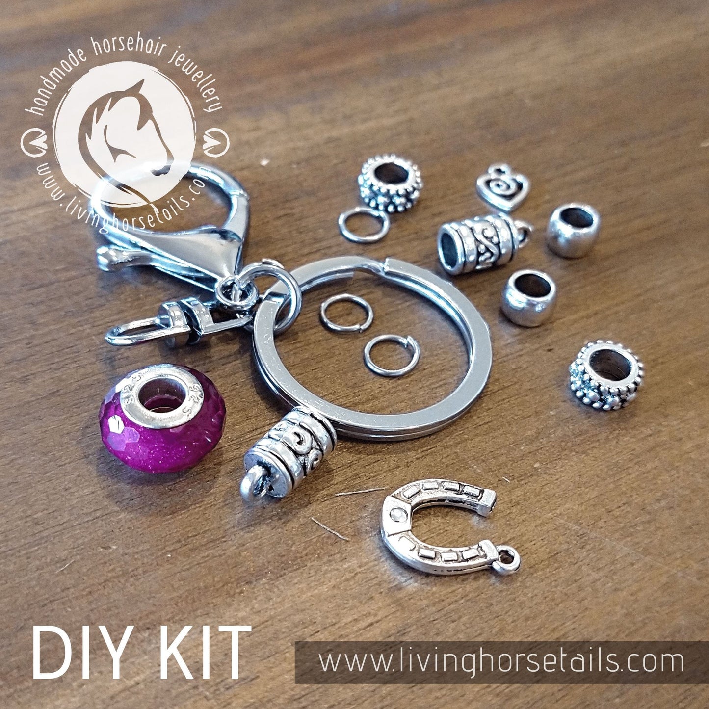 DIY Equestrian Earrings Kit - Living Horse Tails