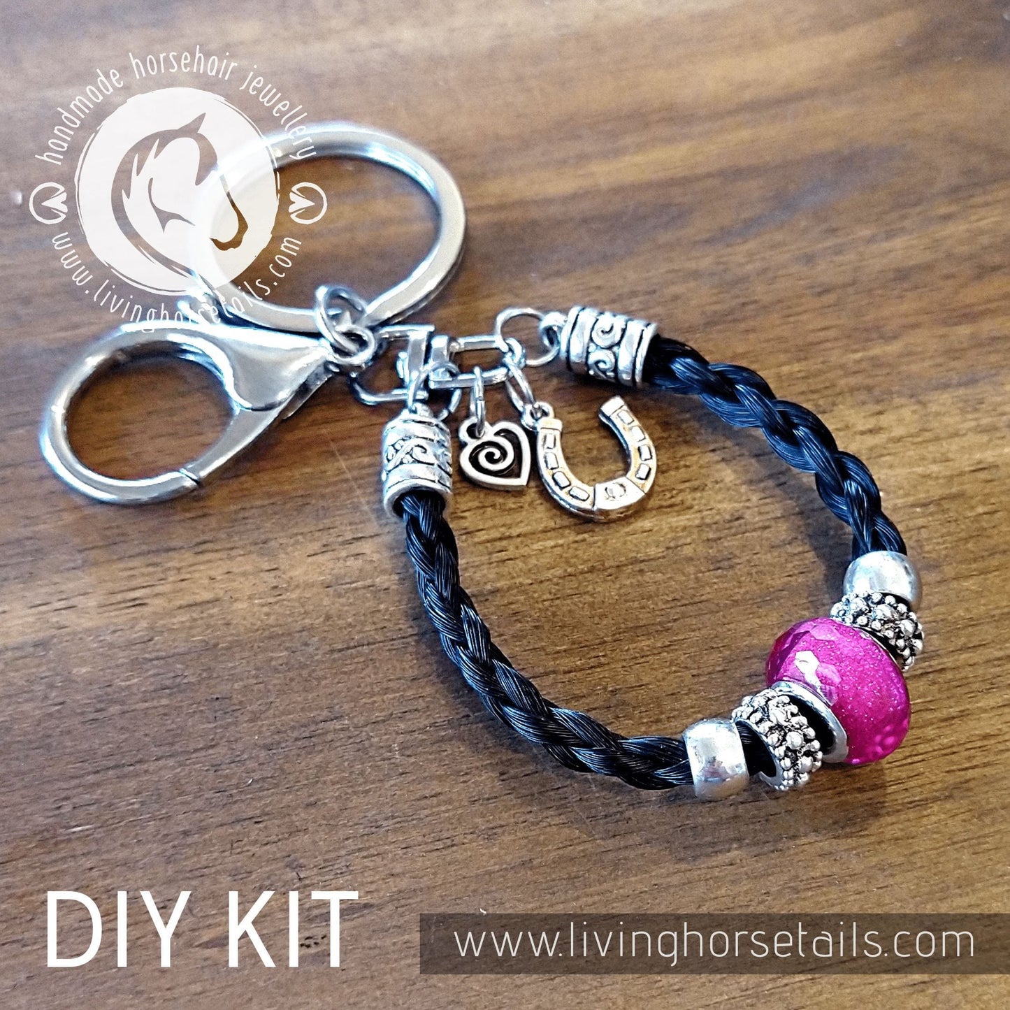 DIY Double Up Kit - Make Your Own Horsehair Bracelet and Key Ring – Living  Horse Tails Jewellery by Monika