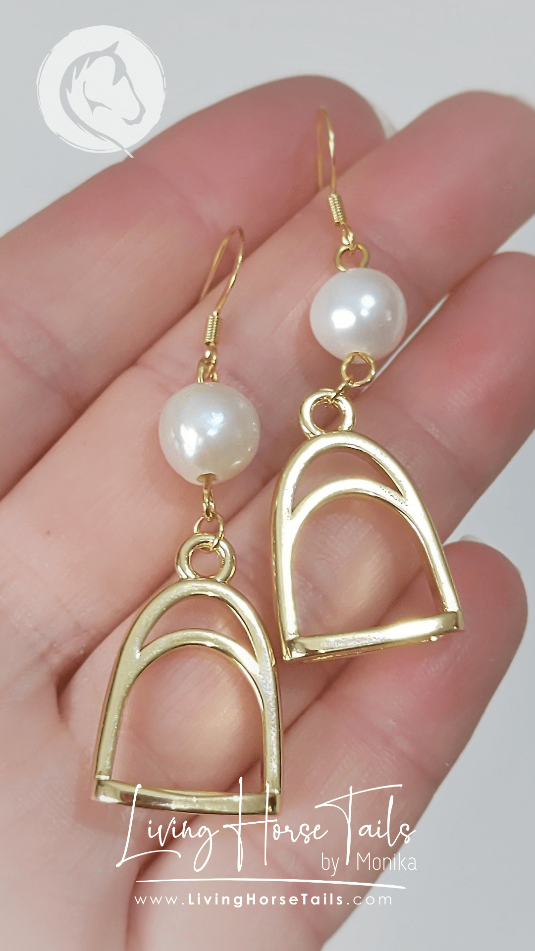 Custom pearl earrings deals