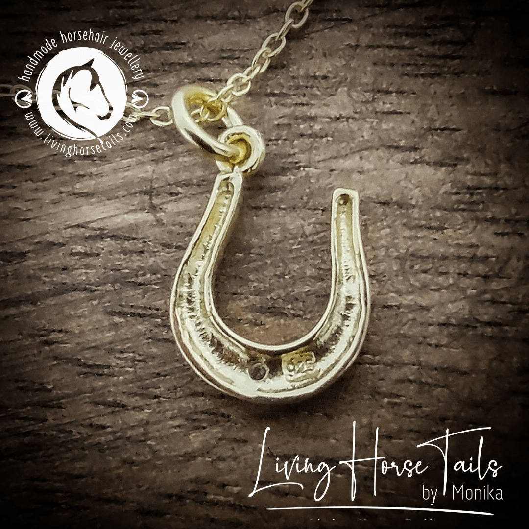 Gold Horseshoe Pendant