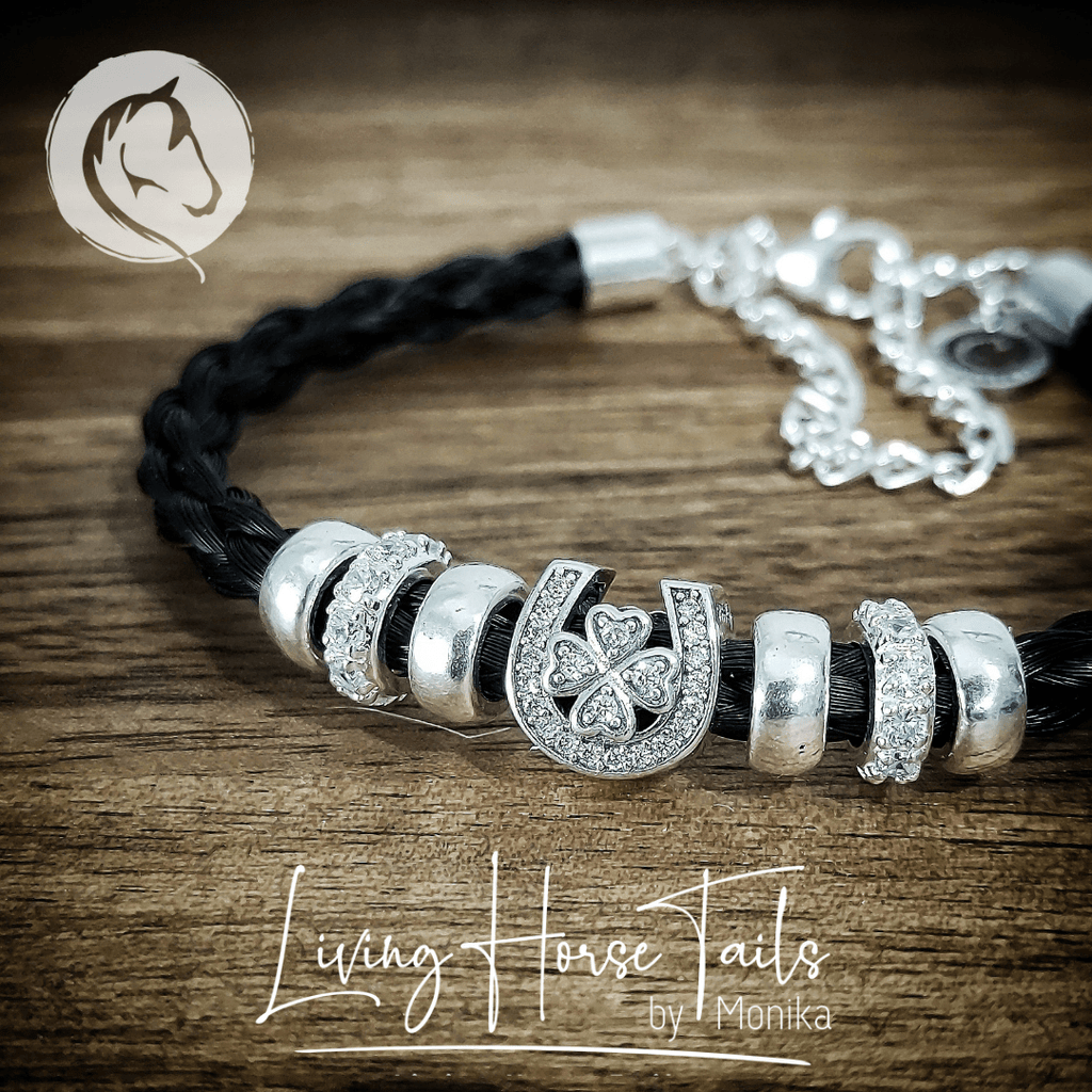 アクセサリー subculture HORSE SHOE GOOD LUCK BRACELET Sterling Silver 19cm Cubic Zirconia Horseshoe Good Luck Bracelet