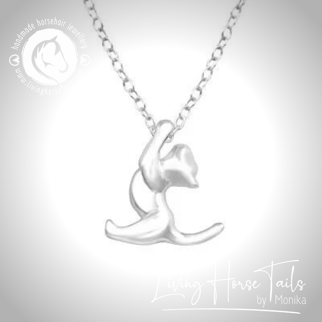 Living Horse Tails SALE sterling silver necklaces Custom jewellery Monika Australia horsehair keepsake