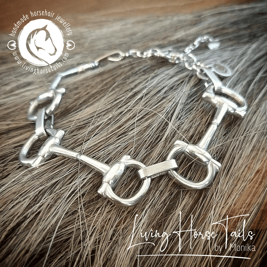 Horse bit 2025 bracelet silver