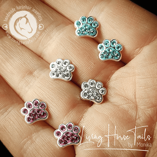 Paw print top earrings australia