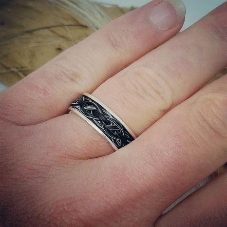 Sterling Silver Braided Horsehair Ring Living Horse Tails Handmade Jewellery Custom Horse Hair Keepsakes Australia