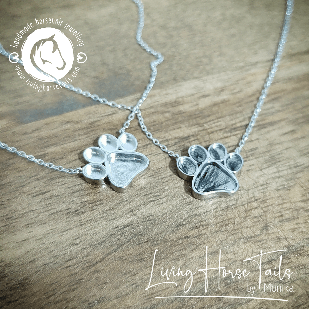 Paw Print Pet Cremation Jewelry Necklace VCCWYQK Paw Print